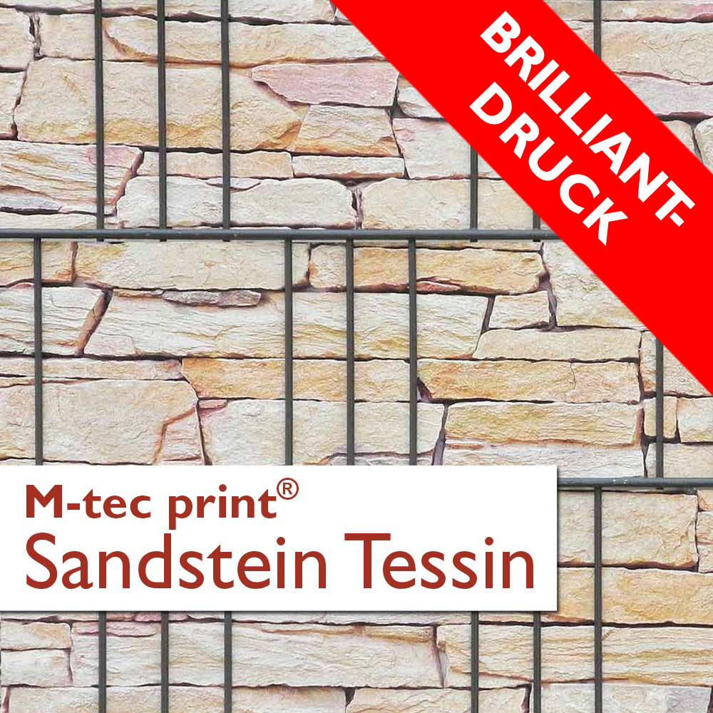 M-tec print® Brilliant | Sandstein Tessin 3er