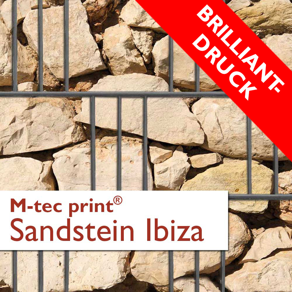 M-tec print® Brilliantdruck | Sandstein Ibiza 3er Pack