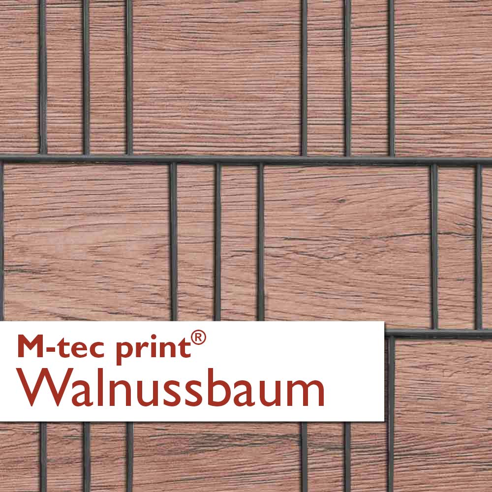 "M-tec print®" Weich-PVC - Walnussbaum