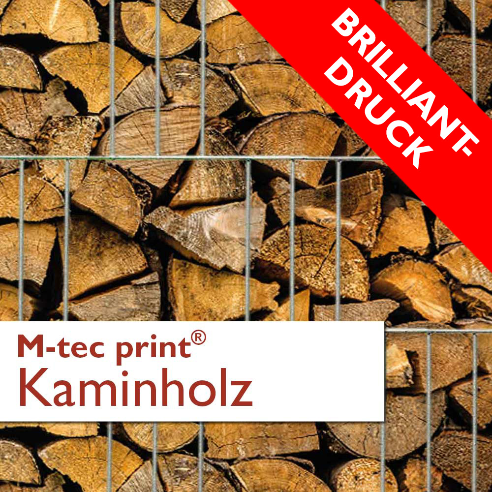 M-tec print® Brilliant | Kaminholz 3er Pack