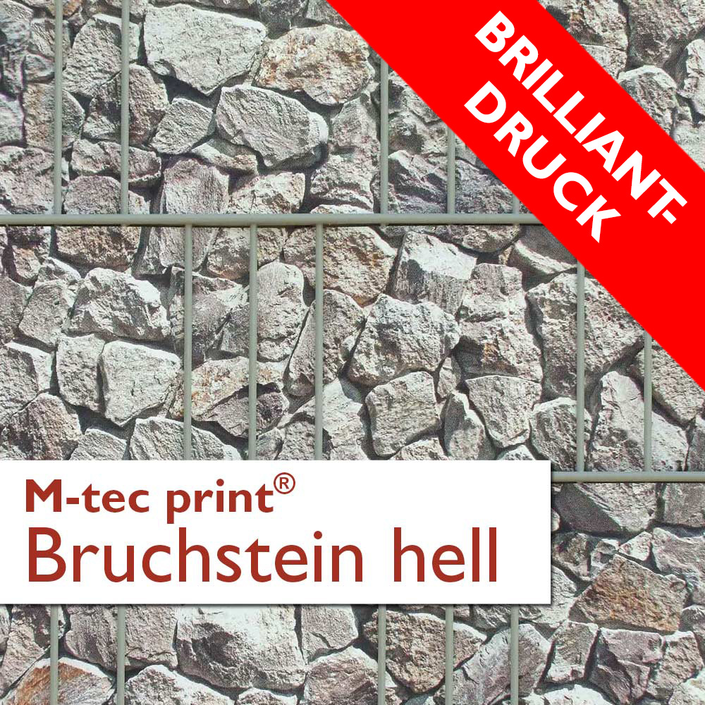 M-tec print® Brilliant | Bruchstein hell 3er Pack